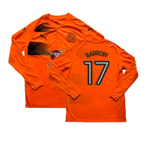 Reading 2017-18 Long Sleeve Away Shirt ((Very Good) L) (Barrow 17)