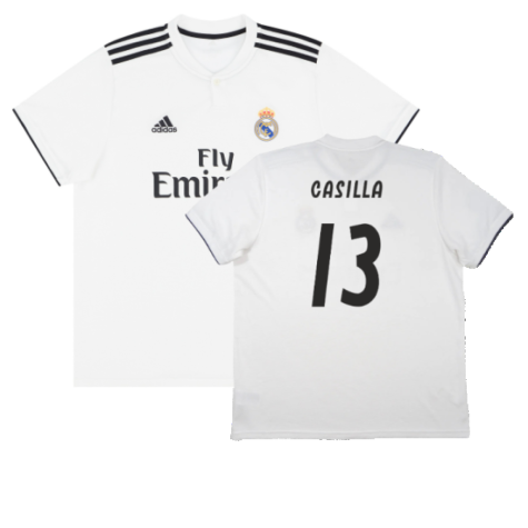 Real Madrid 2018-19 Home Shirt (S) (Very Good) (Casilla 13)