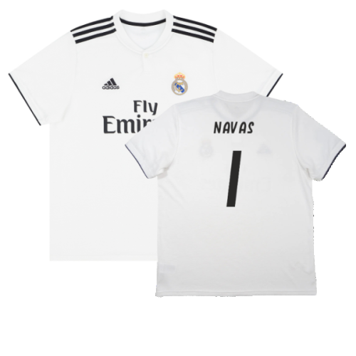 Real Madrid 2018-19 Home Shirt (S) (Very Good) (Navas 1)