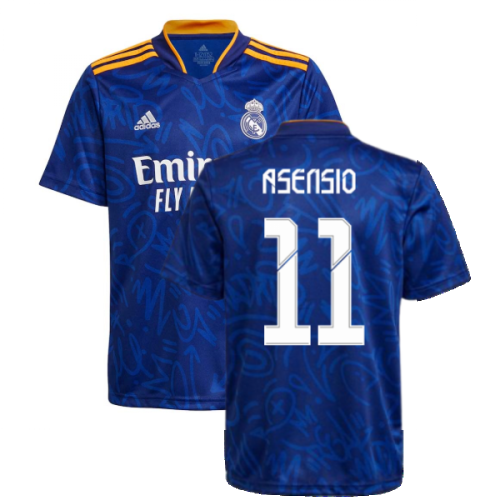 Real Madrid 2021-2022 Away Shirt (Kids) (ASENSIO 11)