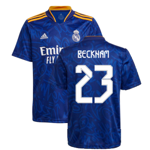 Real Madrid 2021-2022 Away Shirt (Kids) (BECKHAM 23)