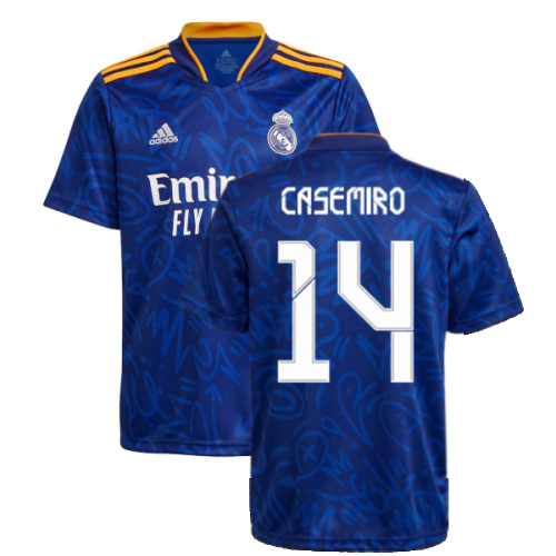 Real Madrid 2021-2022 Away Shirt (Kids) (CASEMIRO 14)