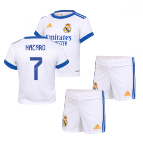 Real Madrid 2021-2022 Home Baby Kit (HAZARD 7)