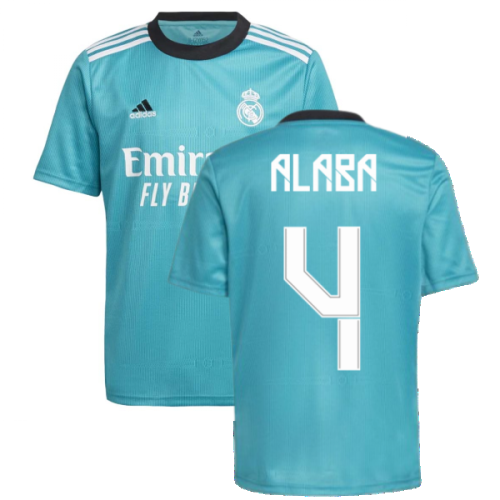 Real Madrid 2021-2022 Third Shirt (Kids) (ALABA 4)