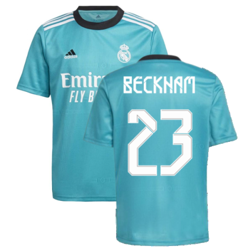 Real Madrid 2021-2022 Third Shirt (Kids) (BECKHAM 23)