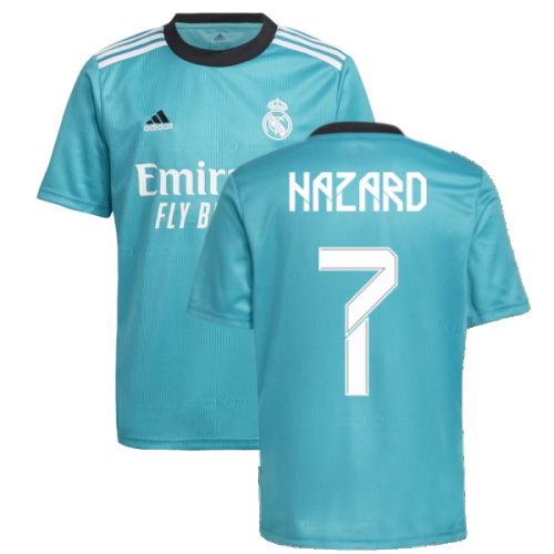 Real Madrid 2021-2022 Third Shirt (Kids) (HAZARD 7)