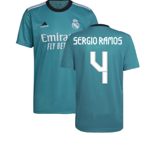 Real Madrid 2021-2022 Third Shirt (SERGIO RAMOS 4)