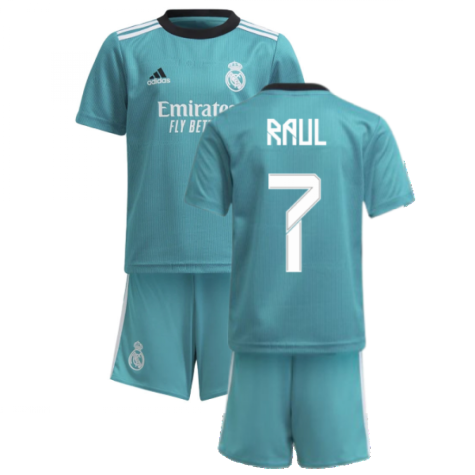 Real Madrid 2021-2022 Thrid Mini Kit (RAUL 7)