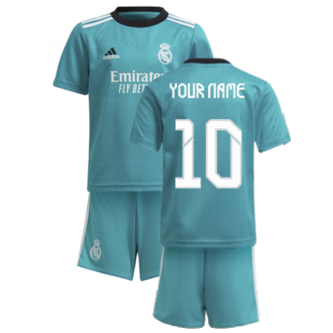 Real Madrid 2021-2022 Thrid Mini Kit (Your Name)