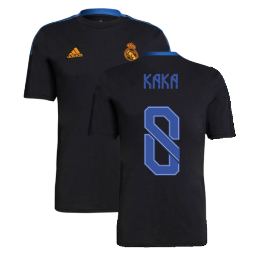 Real Madrid 2021-2022 Training Tee (Black) (KAKA 8)