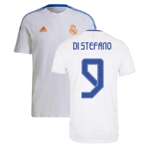 Real Madrid 2021-2022 Training Tee (White) (DI STEFANO 9)