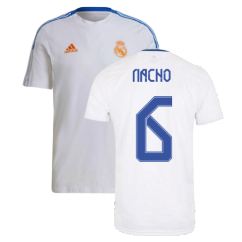 Real Madrid 2021-2022 Training Tee (White) (NACHO 6)