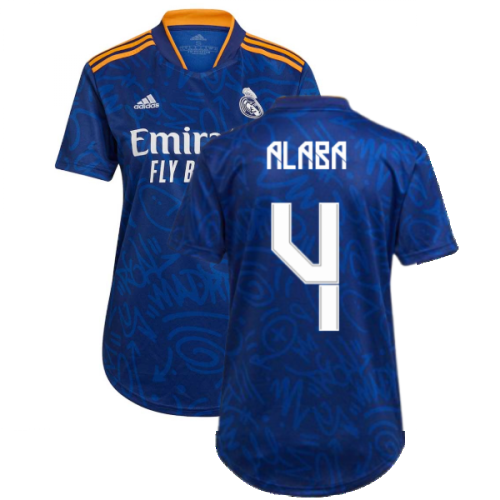 Real Madrid 2021-2022 Womens Away Shirt (ALABA 4)