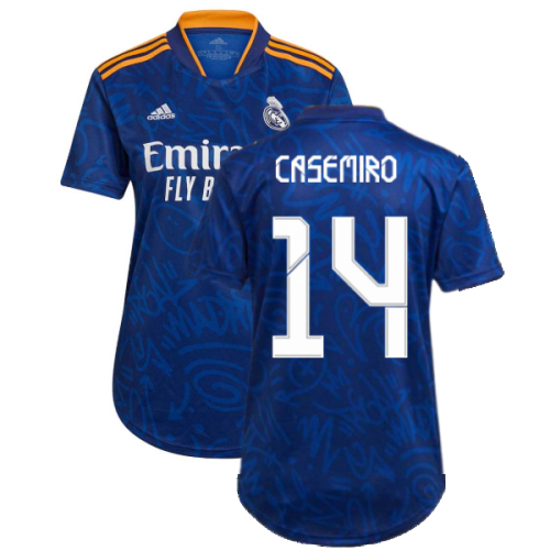 Real Madrid 2021-2022 Womens Away Shirt (CASEMIRO 14)