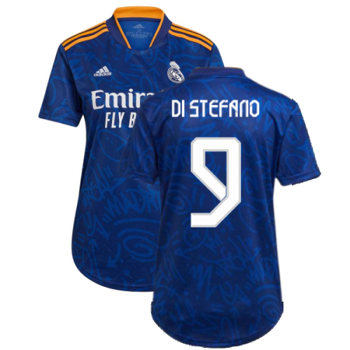 Real Madrid 2021-2022 Womens Away Shirt (DI STEFANO 9)