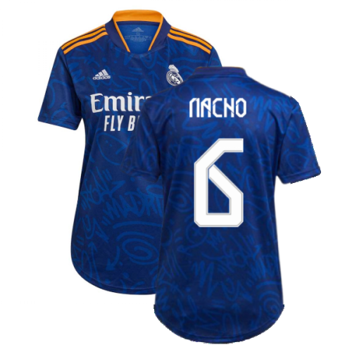 Real Madrid 2021-2022 Womens Away Shirt (NACHO 6)