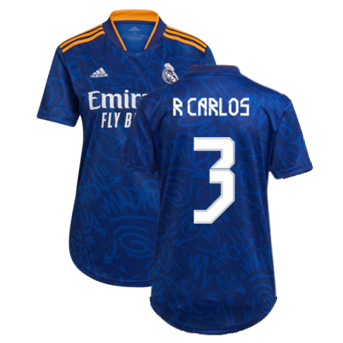 Real Madrid 2021-2022 Womens Away Shirt (R CARLOS 3)