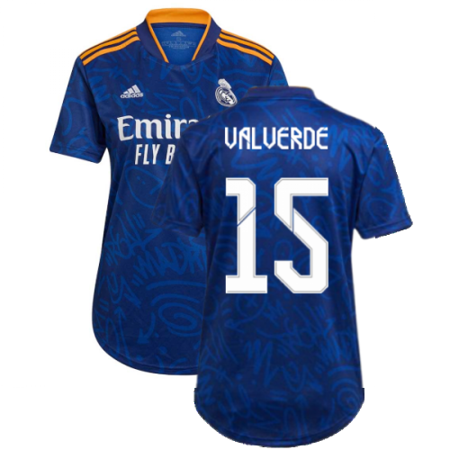 Real Madrid 2021-2022 Womens Away Shirt (VALVERDE 15)