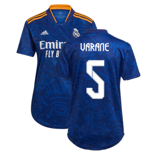 Real Madrid 2021-2022 Womens Away Shirt (VARANE 5)