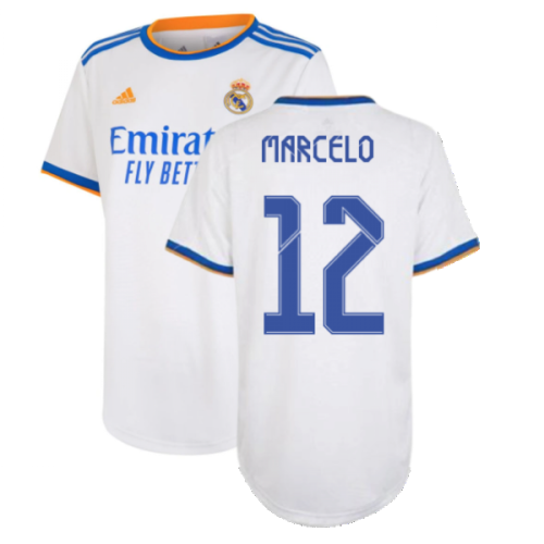 Real Madrid 2021-2022 Womens Home Shirt (MARCELO 12)