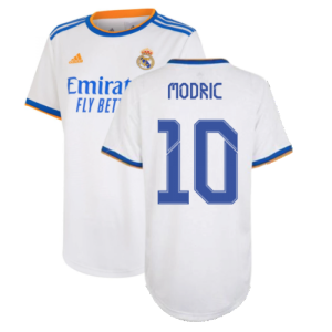 Real Madrid 2021-2022 Womens Home Shirt (MODRIC 10)