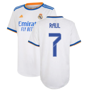 Real Madrid 2021-2022 Womens Home Shirt (RAUL 7)