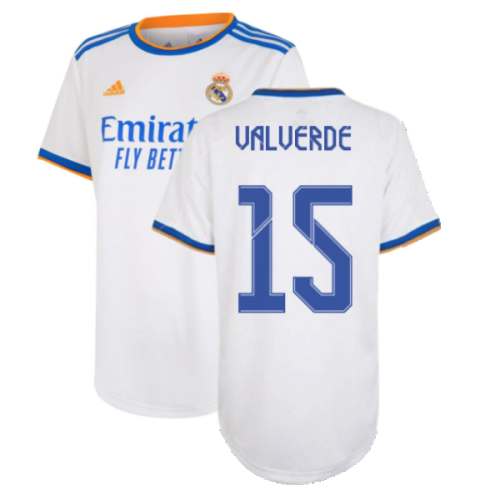 Real Madrid 2021-2022 Womens Home Shirt (VALVERDE 15)