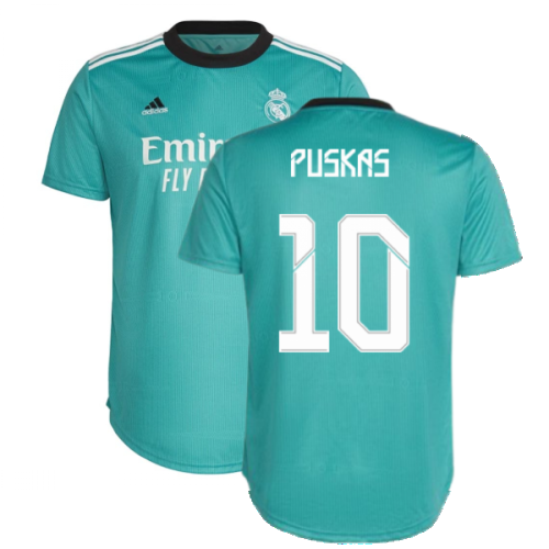 Real Madrid 2021-2022 Womens Third Shirt (PUSKAS 10)