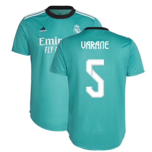 Real Madrid 2021-2022 Womens Third Shirt (VARANE 5)