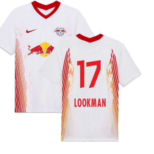 Red Bull Leipzig 2020-21 Home Shirt ((Excellent) S) (Lookman 17)