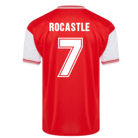 Score Draw Arsenal 1985 Centenary Retro Football Shirt (ROCASTLE 7)