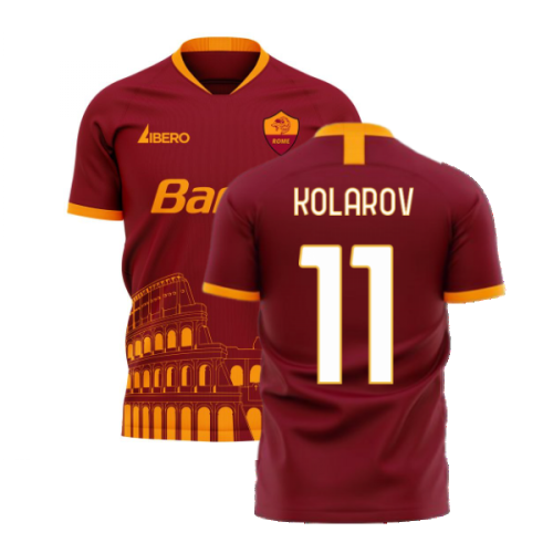 Roma 2024-2025 Home Concept Football Kit (Libero) (KOLAROV 11)