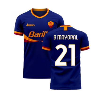 Roma 2024-2025 Third Concept Football Kit (Libero) (B MAYORAL 21) - Baby