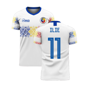 Romania 2024-2025 Away Concept Football Kit (Libero) (ILIE 11)