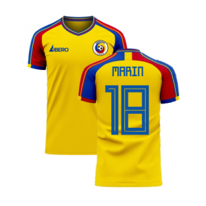 Romania 2024-2025 Home Concept Football Kit (Libero) (MARIN 18)