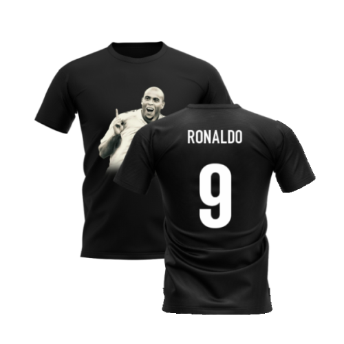 Ronaldo R9 Legend T-Shirt (Black) (Ronaldo 9)