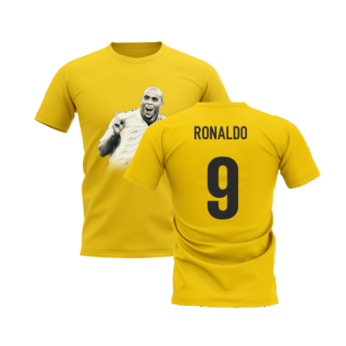 Ronaldo R9 Legend T-Shirt (Yellow) (Ronaldo 9)