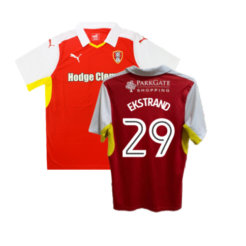 Rotherham 2016-17 Home Shirt ((Good) XL) (Ekstrand 29)