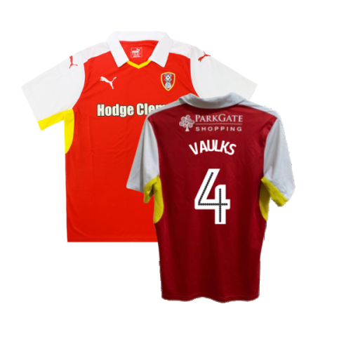 Rotherham 2016-17 Home Shirt ((Good) XL) (Vaulks 4)