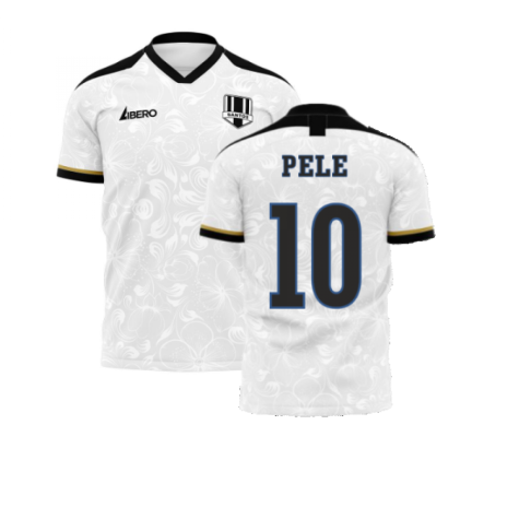 Santos 2024-2025 Home Concept Football Kit (Libero) (PELE 10) - Baby