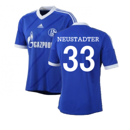 Schalke 04 2012-14 Home Shirt ((Good) S) (Neustadter 33)
