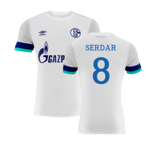Schalke 2019-20 Away Shirt ((Mint) L) (SERDAR 8)