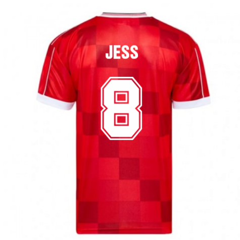 Score Draw Aberdeen 1990 Scottish Cup Final Retro Football Shirt (Jess 8)