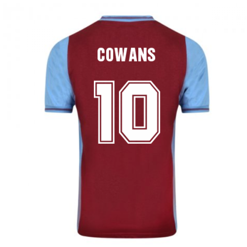 Score Draw Aston Villa 1982 Champions Of Europe Retro Football Shirt (Cowans 10)