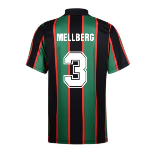 Score Draw Aston Villa 1994 Away Retro Shirt (Mellberg 3)