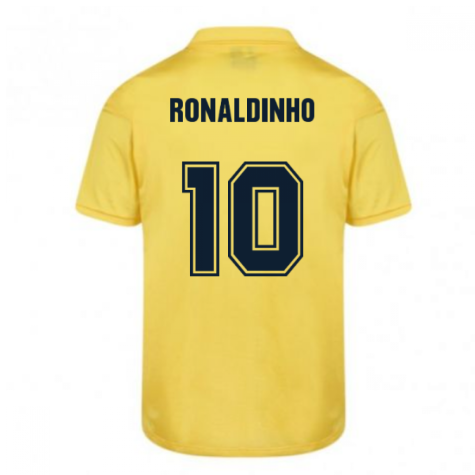 Score Draw Barcelona 1982 Away Shirt (RONALDINHO 10)