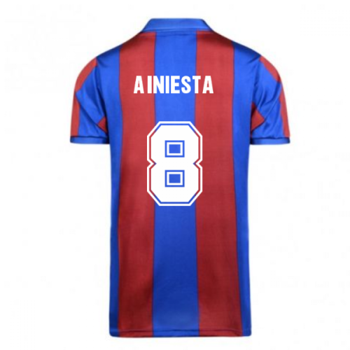 Score Draw Barcelona 1982 Home Shirt (A.INIESTA 8)