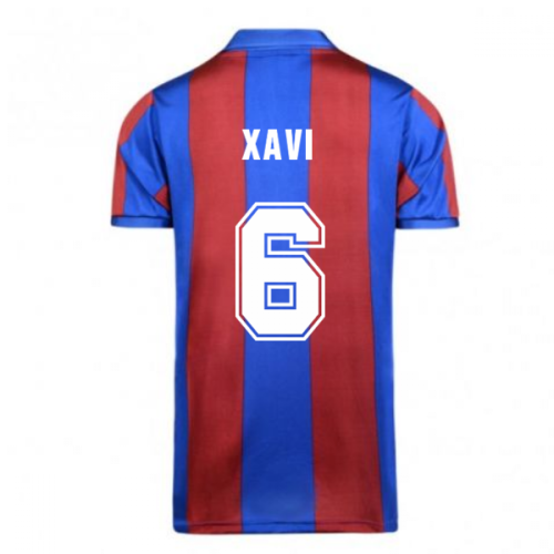 Score Draw Barcelona 1982 Home Shirt (XAVI 6)