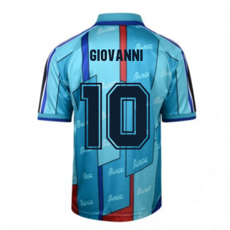 Score Draw Barcelona 1997 ECWC Final Retro Football Shirt (Giovanni 10)