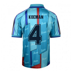 Score Draw Barcelona 1997 ECWC Final Retro Football Shirt (KOEMAN 4)